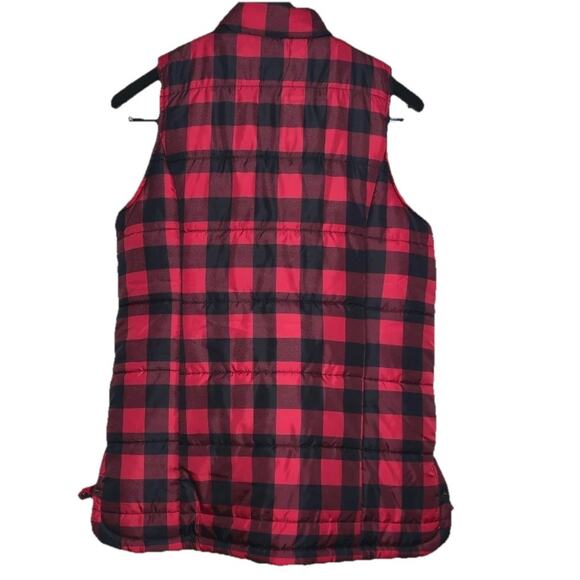 North Style Woman’s Buffalo Print Vest Sz L - Picture 2 of 3